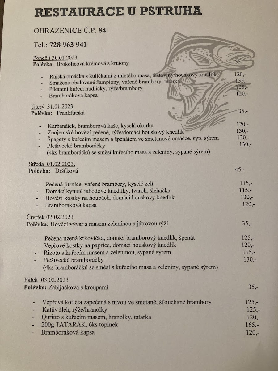 Menu U Pstruha-4