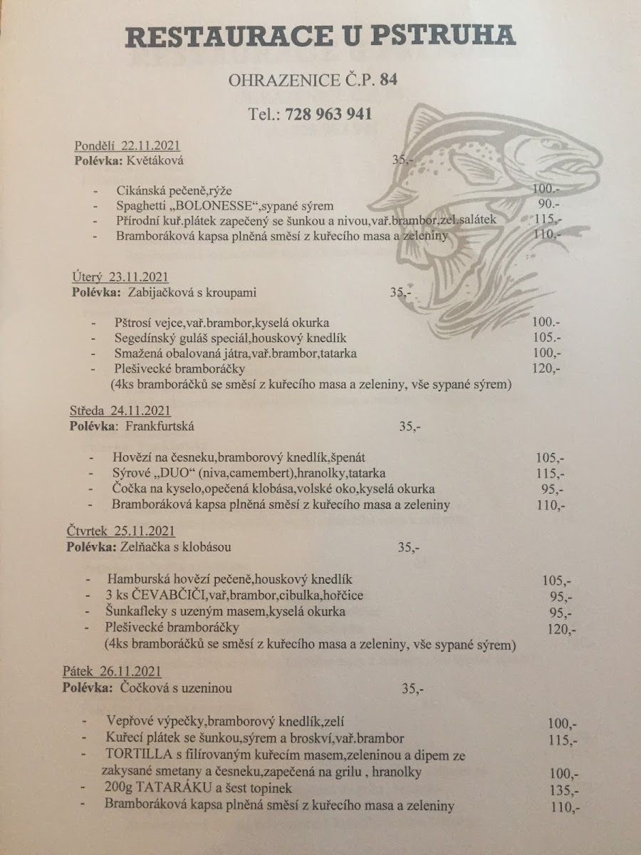 Menu U Pstruha-7
